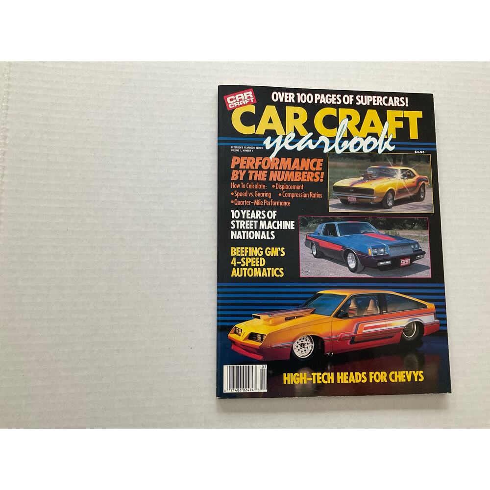 Car Craft Yearbook Vintage Magazine Petersen’s Yearbook Series Vol. 1 No. 1